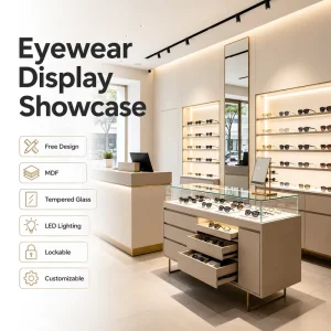 Optical Eyewear and Sunglass Counter Display for Optical Shops