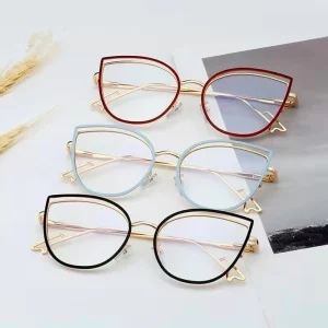 Optical Frame Glasses Block Blue Light Cat Eye Metal Frames River Optical Optical Eyeglasses Frames