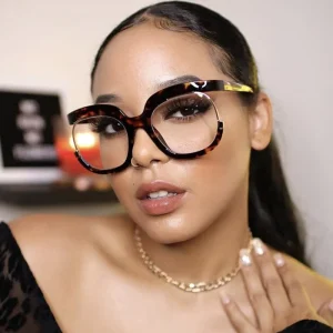 Optical Glasses Square Eyeglasses Frames Men Women Fashion Clear Lens Eyeglasses Spectacle Frame Unisex 20324