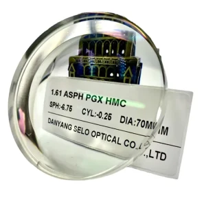 Optical Lens Manufacturer 1.61 Index Single Vision Photochromic Gray Brown HMC Glasses Lenses