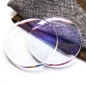 Optical Lenses Manufacturer 1.56 UV420 Blue Coating Prescription Blue Cut Lenses