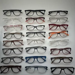 Optical Store Quality Eyeglasses Economic Assort Optical Frames TR90 CP Metallic Spectacles