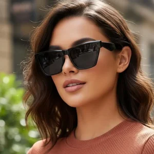 Outdoor Cycling Sunglasses UV400 Oversized Cat-Eye Women and Men