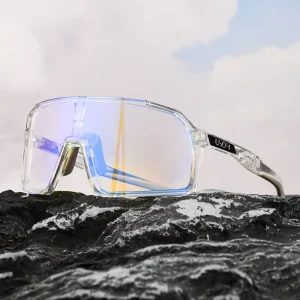 Outdoor One-Piece Polarized Cycling and Fishing Sunglasses for Men and Women, UV Protection