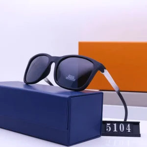 Outdoor Retro Luxury Brand Women Men’s Sunglasses Designer Matt Black UV400 Polarized Sports Sunglasses