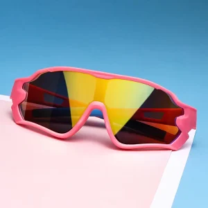 Outdoor Riding Sunglasses for Men and Children with Full Frame Windproof UV400 Polarized Lenses