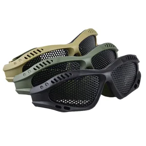 Outdoor Shooting Eye Protective Hunting Safety Tactical Glasses Goggles Anti Fog With Metal Mesh for Paintball Hunting