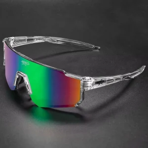 Outdoor Ski Travel Cycling Sunglasses Unisex Anti-Wind UV400 Sand-Resistant Lightweight PC Frame