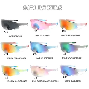 Outdoor UV Protection Trendy Designer Kids Unisex Sports Sunglasses High Quality Shades Sunglass Children’s Sunglasses