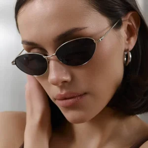Oval Cat Eye Full Frame Sunglasses Model 0720 New Fashion UV400 Protection Unique Style Popular Instagram Hip Hop Women’s