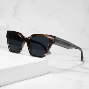 Oversized Acetate Sunglasses UV400 Non-Polarized Lenses for Women