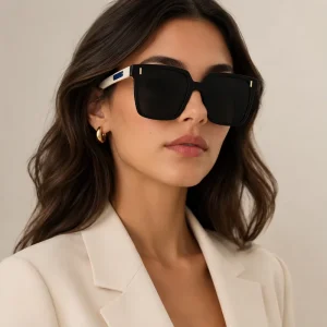 Oversized Square Sunglasses for Women