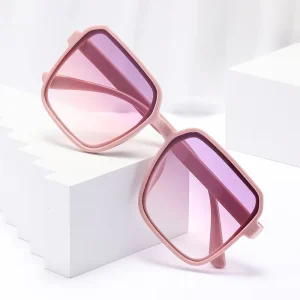 Oversized Square Sunglasses for Women Bulk Price Trendy Black Frame Sun Glasses Vintage Large Shades