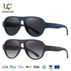 Oversized TR90 Polarized Sunglasses UV400 Full-Coverage Eye Protection Unisex