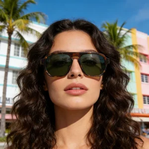 Oversized Tortoise Shades Sun Glasses Custom Logo Luxury Vintage Women Customization Acetate Polarized Sunglasses Sunglasses Men