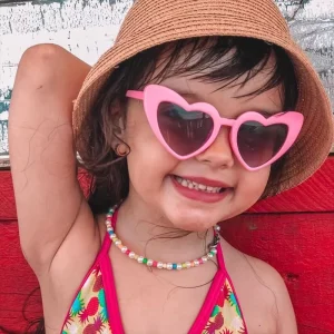 PC Heart-Shaped Sunglasses for Boys