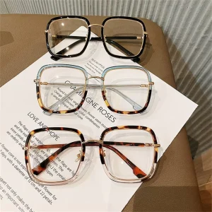 PC Material Square Optical Glasses Frames for Women Customization