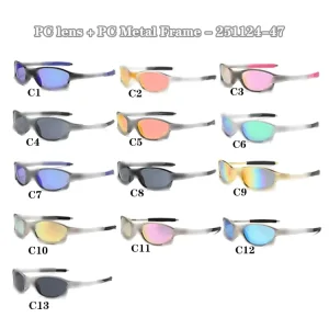 PC Metal Frame Women’s Unisex Sunglasses UV Protection