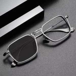 PC Photochromic Prescription Eyeglasses with Anti-Blue Light Lenses, Diamond Animal Design