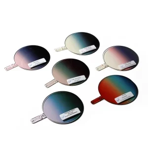 PC Polycarbonate Rainbow Color Lens Triple-Color Gradient Tinted HMC AR Coating Two-Piece Single Vision