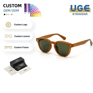 PC Unisex Square Sunglasses with UV400 Protection
