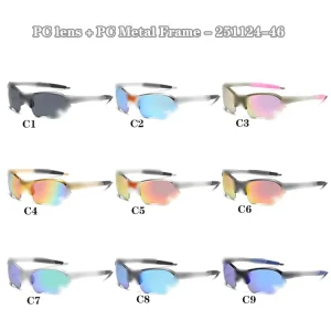 PC and Metal Frame Sunglasses for Men and Women, Party Wear