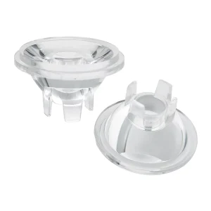 PMMA LED Lighting Lenses 30 Degree 21.2mm Diameter TIR Design >90% Transmittance Optical LED Lens Kit