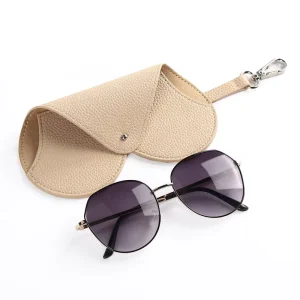 PU Faux Leather Sunglasses Storage Organizer Pouch