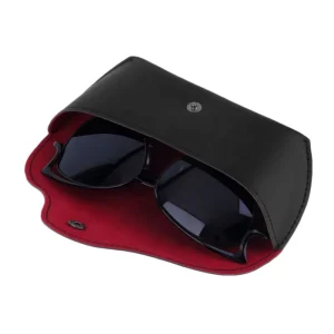 PU Leather Sunglasses Case Vintage Eyeglass Holder Retro Box
