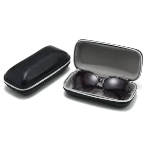 PU Leather and EVA Sunglasses Case with Soft Lining and Shockproof Protection