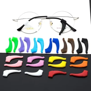 PVC Anti-Slip Glasses Ear Covers with Fixed Ear Hook