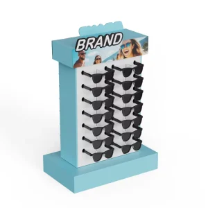 Painted Acrylic Optical Store Display Spinner Cabinet Sunglasses Eyeglasses Display Units 2 Way Glaasses Holder Display Stand