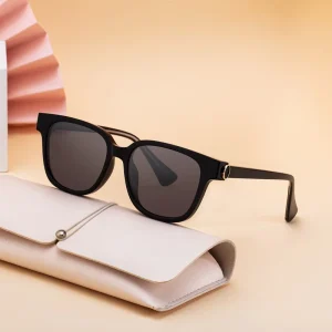Partagas Fashion Trendy Designer Custom Logo Soft Square Pin in Temples UV400 Shades Sun Glasses Sunglasses for Women