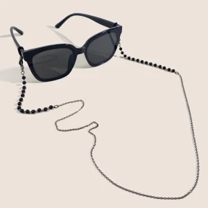 Pearl Beaded Gold Copper Eyeglass Chain