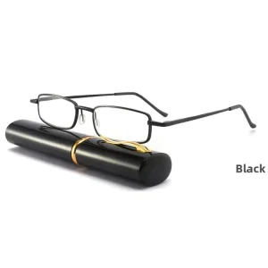 Pen-Style Anti-Blue Light Universal Metal-Frame Reading Glasses