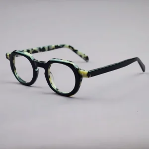 Personality Eyeglasses Frame Fashion Acetate Spectacle Frame Myopia Can Be Equipped with Degrees of Plano Glasses