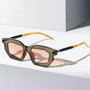 Personality Unique Design Irregular Frame Sunglasses Punk Hip Hop Men Women Shades