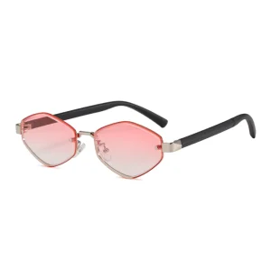 Personalized Small Frame Multilateral Sunglasses Fashionable Sun Shading and UV protection Full Frame Sunglasses