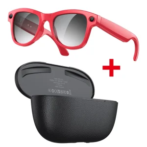 Photochromic AI Recording Glasses with Real-Time Translation, Waterproof Design, 4K Camera