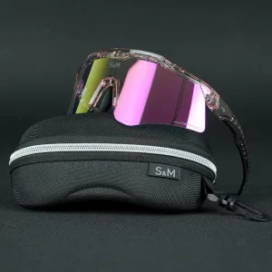 Photochromic Cycling Sunglasses Custom Logo UV400 Polarized Eyewear for Women and Men