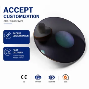 Photochromic Lenses 1.61 MR-8 Spin-Coating Optical Lens Anti Blue Ray Photochromic Lens