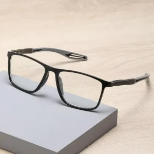 Photochromic Multifocal Progressive Reading Glasses Memory Titanium TR90 Frame Spring Hinge with Distance Vision