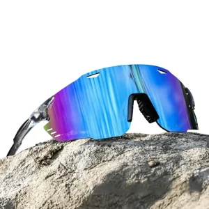 Photochromic PC Frameless Ultra-Light Cycling Sunglasses with UV Protection