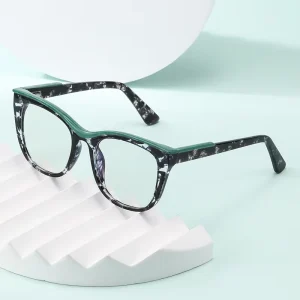 Photochromic Photogrey Cat Eye CP Arms Anti Blue Light Blocking Eyeglasses Optical Frame for Women