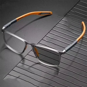 Photochromic Unisex Full-Rim Reading Glasses Sunglasses Anti-Blue Light Anti-Fatigue Ultra-Light Sports