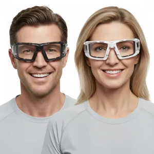 Pickleball Protective Goggles Windproof Dustproof Impact-Resistant Clear-Lens Sports Safety Glasses