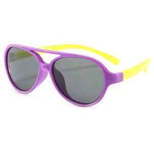Pilot Design Silicone Kids Polarized Sunglasses