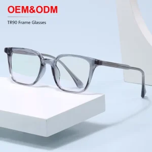 Pin Frame TR90 Eyeglass Frames Clear Anti Blue Light Glasses For Men and Women