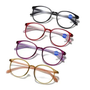 Plastic Anti-Blue Light Computer Reading Glasses for Men and Women