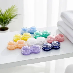 Plastic Eyewear Case and Contact Lens Box Set